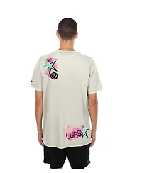 New Era Men's Cream Chicago Cubs Lifestyle Punk Core T-Shirt