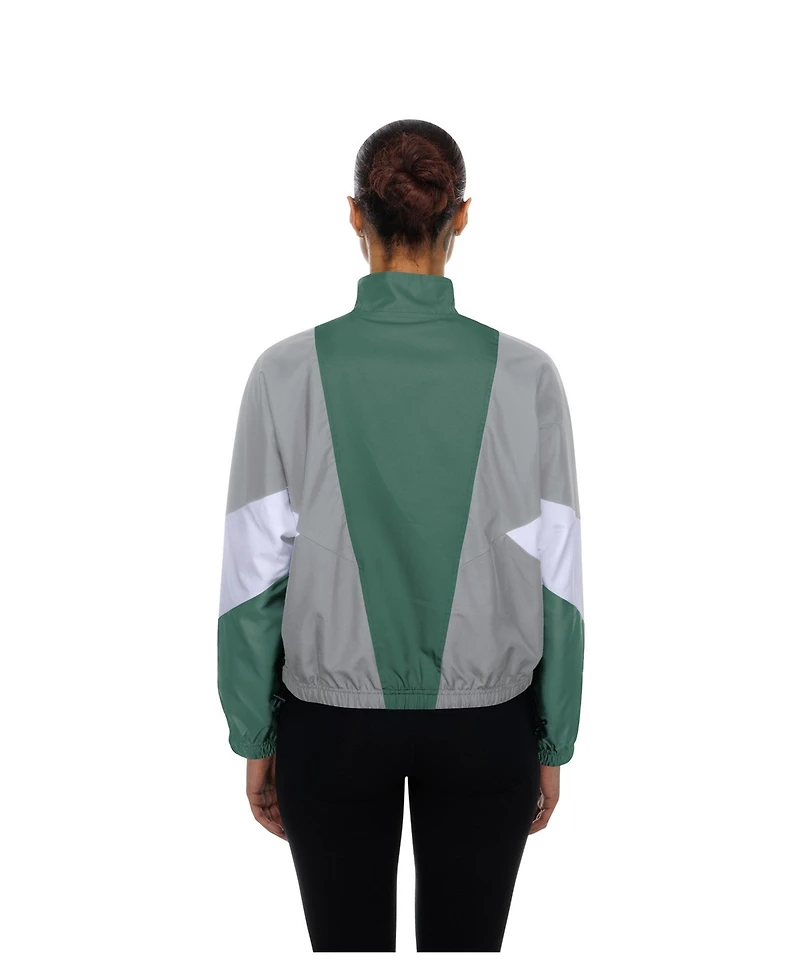 New Era Women's Boston Red Sox Leisure City Connect Color Block Full-Zip Windbreaker