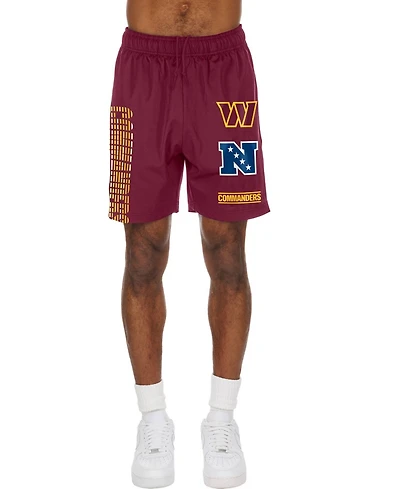 New Era Men's Burgundy Washington Commanders Match Shorts