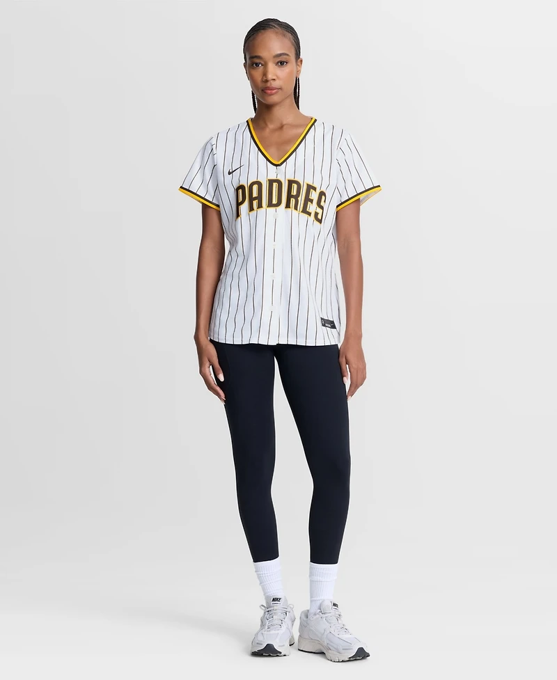 Nike Women's Plus San Diego Padres Gavin Sheets Home Replica Loose-Fit Jersey
