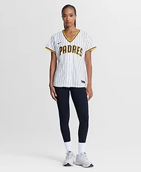 Nike Women's Plus San Diego Padres Gavin Sheets Home Replica Loose-Fit Jersey