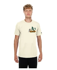 New Era Men's Natural Athletics Dia de los Muertos Sugar Skull T-Shirt
