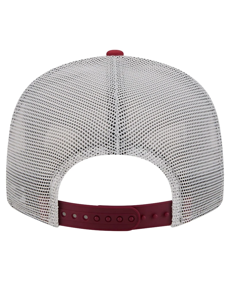 New Era Men's Cardinal Arizona Cardinals Core Team 9FIFTY Trucker Snapback Hat