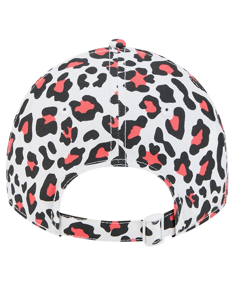 New Era Girls Toddler White San Francisco 49ers Active Leopard 9TWENTY Adjustable Hat