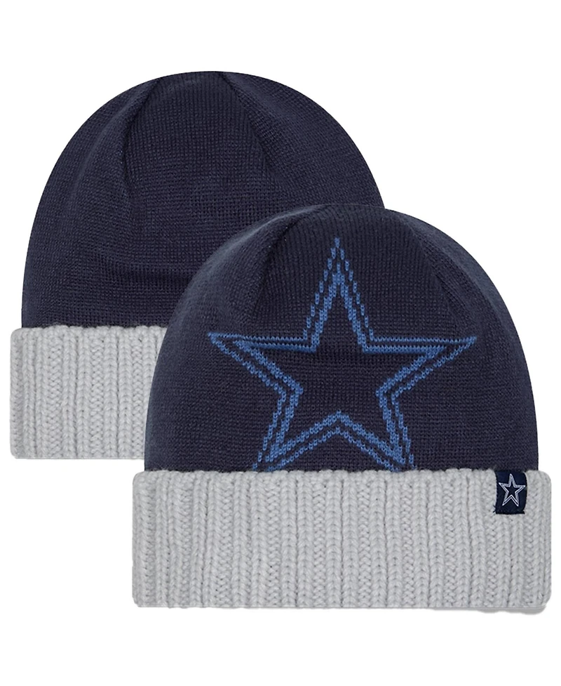 New Era Toddler Navy Dallas Cowboys Oversize Cuffed Knit Hat