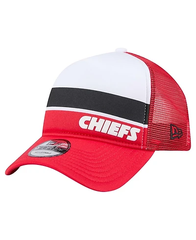 New Era Preschool Red Kansas City Chiefs Sport Night Color Block 9FORTY A-Frame Trucker Adjustable Hat