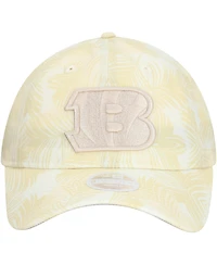 New Era Women's Cream Cincinnati Bengals Frond 9TWENTY Adjustable Hat
