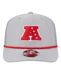 New Era Men's Gray Miami Dolphins 2025 Pro Bowl 9SEVENTY Stretch-Snap Hat