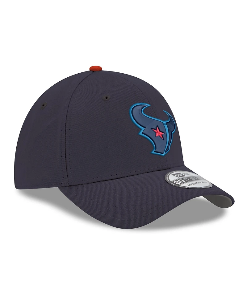 New Era Men's Navy Houston Texans Core Team 39THIRTY Flex Hat