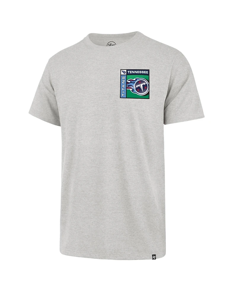'47 Brand Men's Gray Tennessee Titans Chrome Plate Franklin T-Shirt