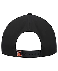 New Era Women's Black Cincinnati Bengals Metallic 9FORTY M-Crown A-Frame Adjustable Hat