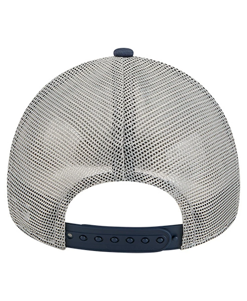New Era Big Boys and Girls White/Navy Dallas Cowboys Streak 9FORTY A-Frame Adjustable Hat