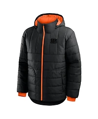 Fanatics Men's Black Cincinnati Bengals Full-Zip Hooded Jacket