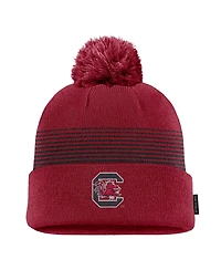 Nike Men's Garnet South Carolina Gamecocks 2026 On-Field Peak Cuffed Knit Hat with Pom