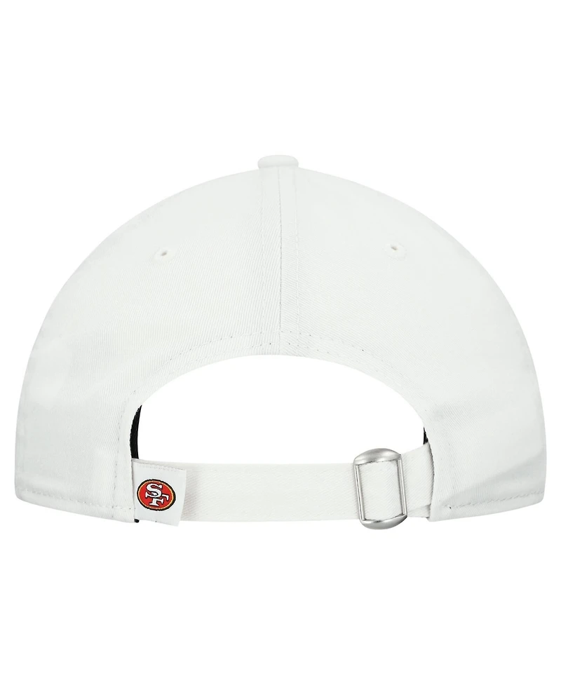 New Era Women's White San Francisco 49ers Team Fan 9TWENTY Adjustable Hat