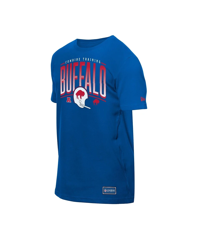 New Era Men's Royal Buffalo Bills Combine Authentic Training Throwback T-Shirt