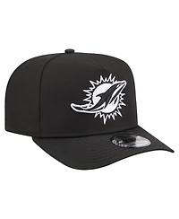 New Era Men's Black Miami Dolphins Gore-Tex A-Frame 9FIFTY Adjustable Hat