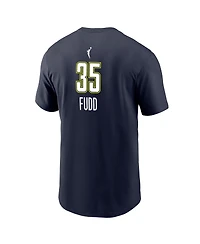 Nike Men's Azzi Fudd Navy Dallas Wings Explorer Edition Name Number T-Shirt