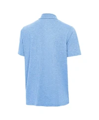 Antigua Men's Heather Powder Blue Chicago Cubs Alternate Logo Par 3 Polo Shirt
