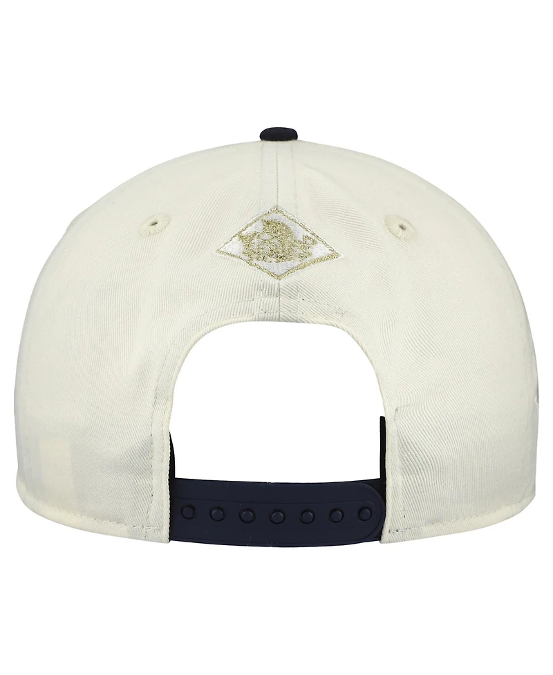 New Era Men's Cream/Navy Houston Astros World Series 9FORTY M-Crown A-Frame Adjustable Hat