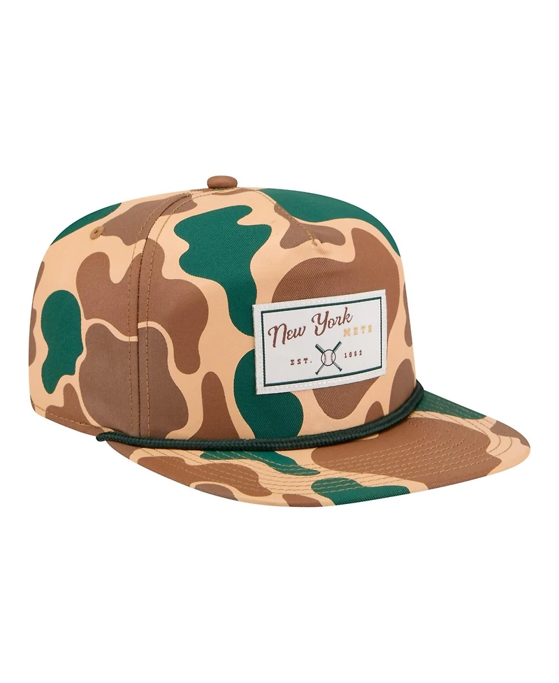 New Era Men's Camo New York Mets Duck 19TWENTY Adjustable Hat