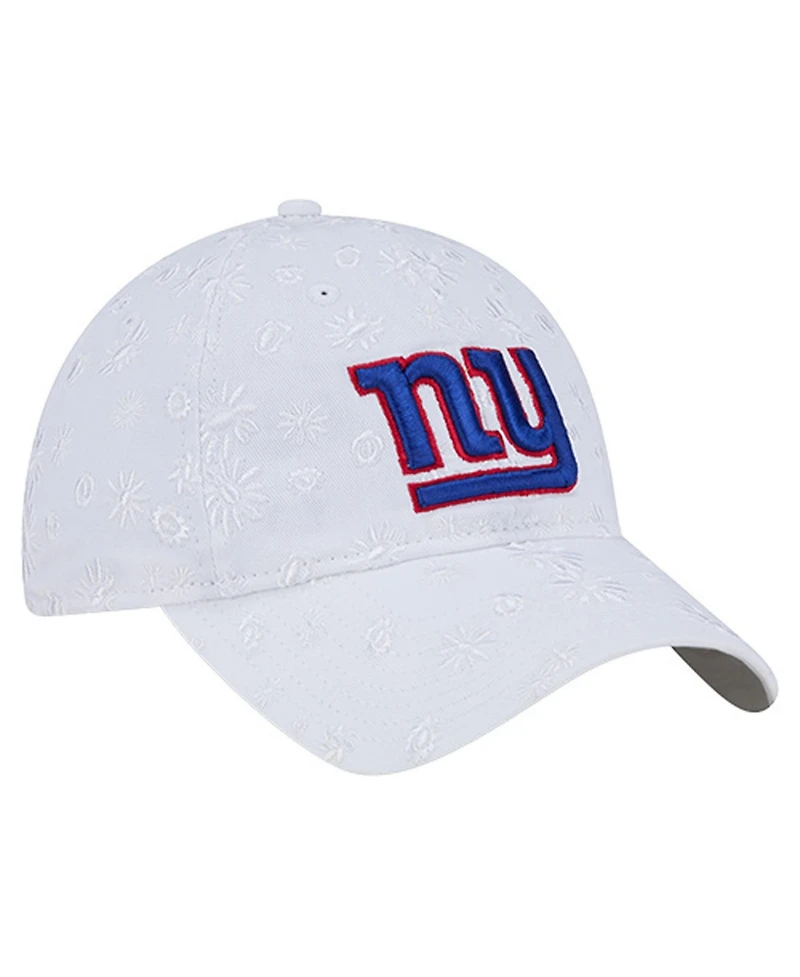 New Era Women's White New York Giants Floral 9TWENTY Adjustable Hat