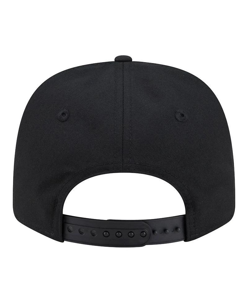 New Era Men's Black Chicago Cubs Tonal Camo 9SEVENTY Stretch-Snap Hat