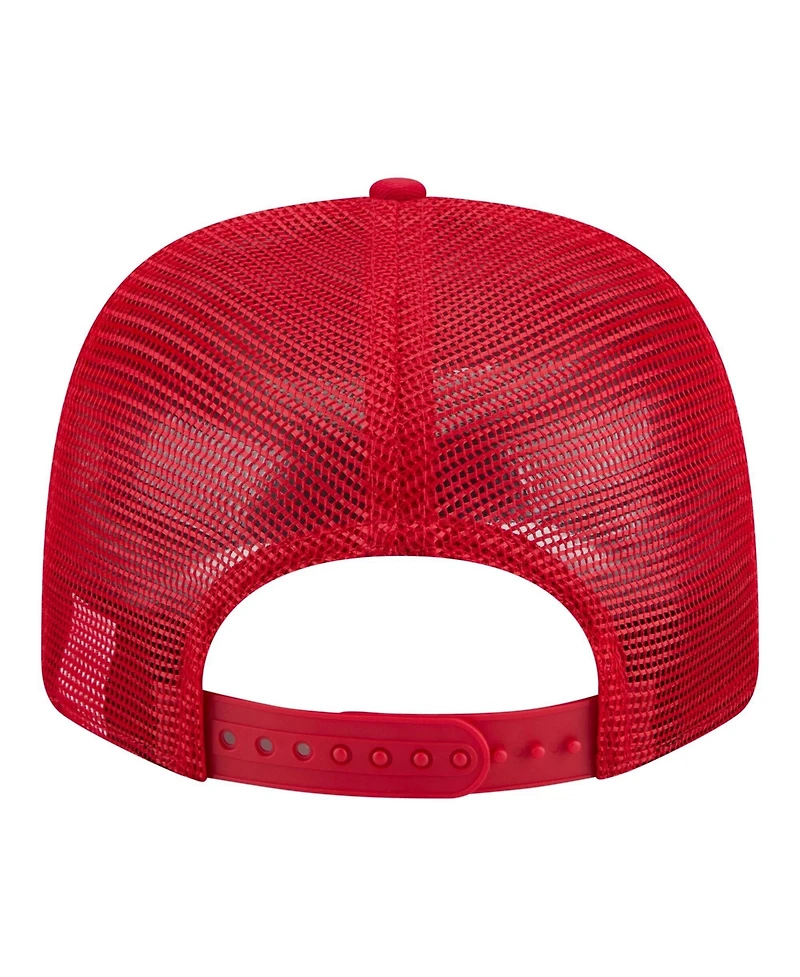 New Era Men's Scarlet San Francisco 49ers Contest 9SEVENTY Adjustable Trucker Hat