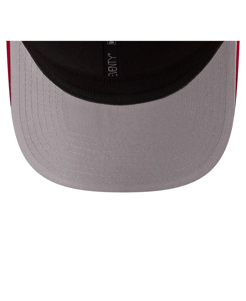 New Era Men's Red Cincinnati Reds Contest 9SEVENTY Adjustable Trucker Hat