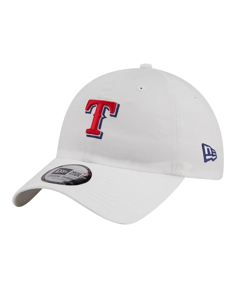 New Era Men's White Texas Rangers Ripstop Casual Classic Adjustable Hat