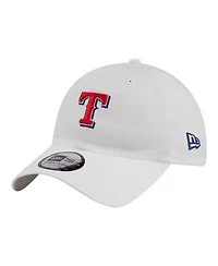 New Era Men's White Texas Rangers Ripstop Casual Classic Adjustable Hat