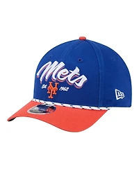 New Era Men's Royal/Orange New York Mets Team Loyal 9FORTY M-Crown Adjustable Hat