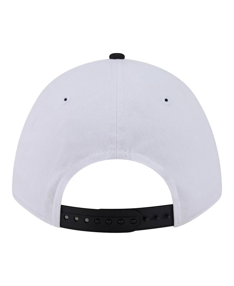 New Era Men's White Kansas City Chiefs Team Loyal A-Frame 9FORTY Adjustable Hat