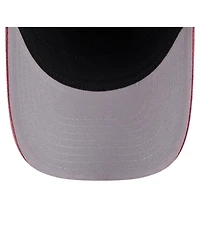 New Era Men's Black/Red Houston Astros Felt M-Crown 9FORTY Adjustable Hat