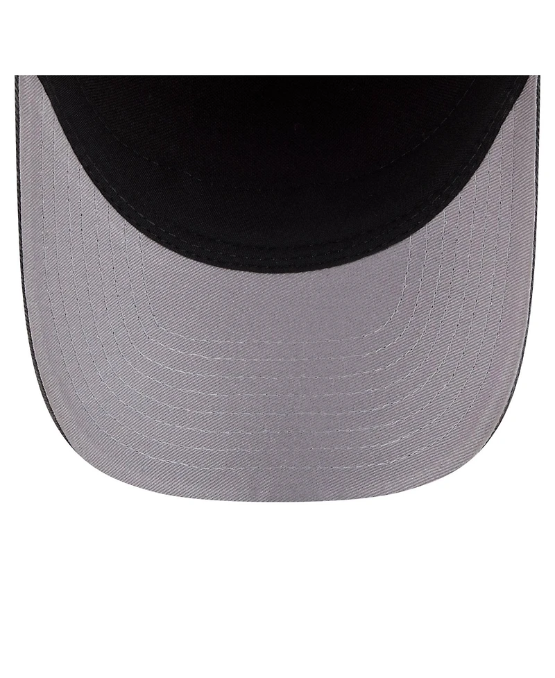 New Era Men's Red/Black Cincinnati Reds Felt M-Crown 9FORTY Adjustable Hat