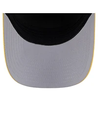 New Era Men's Navy/Gold Milwaukee Brewers Rope M-Crown A-Frame 39THIRTY Flex Hat