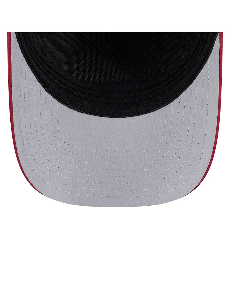 New Era Men's Black/Red Arizona Diamondbacks Rope M-Crown A-Frame 39THIRTY Flex Hat