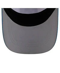 New Era Men's White/Blue Detroit Lions Patch 39THIRTY A-Frame M-Crown Perforated Flex Hat