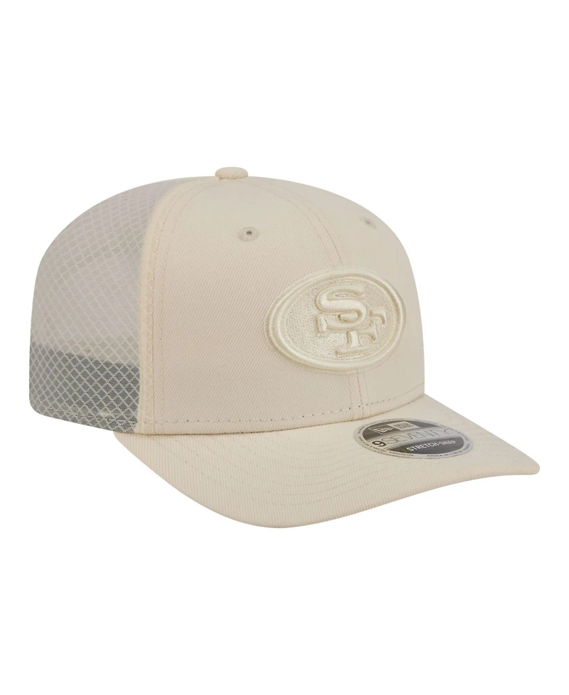 New Era Men's Cream San Francisco 49ers Color Pack 9SEVENTY Adjustable Hat