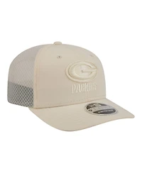 New Era Men's Cream Green Bay Packers Color Pack 9SEVENTY Adjustable Hat