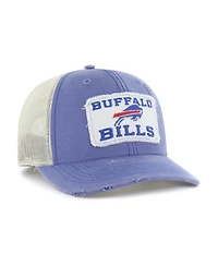 '47 Brand Men's Blue Buffalo Bills Egremont Well-Worn Adjustable Trucker Hat