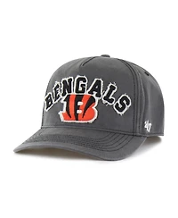 47 Brand Men's Charcoal Cincinnati Bengals Calderwood Well Worn Hitch Adjustable Hat