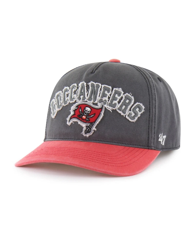 47 Brand Men's Charcoal Tampa Bay Buccaneers Calderwood Well Worn Hitch Adjustable Hat