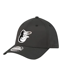 New Era Men's Black Baltimore Orioles Metallic 39THIRTY M-Crown Flex Hat