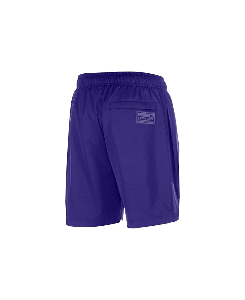 New Era Men's Purple Baltimore Ravens Match Shorts