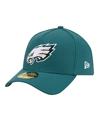 New Era Men's Midnight Green Philadelphia Eagles A-Frame 59FORTY Fitted Hat