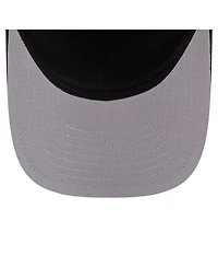 New Era Men's Black/Natural San Francisco Giants Grained 9FIFTY A-Frame Trucker Adjustable Hat