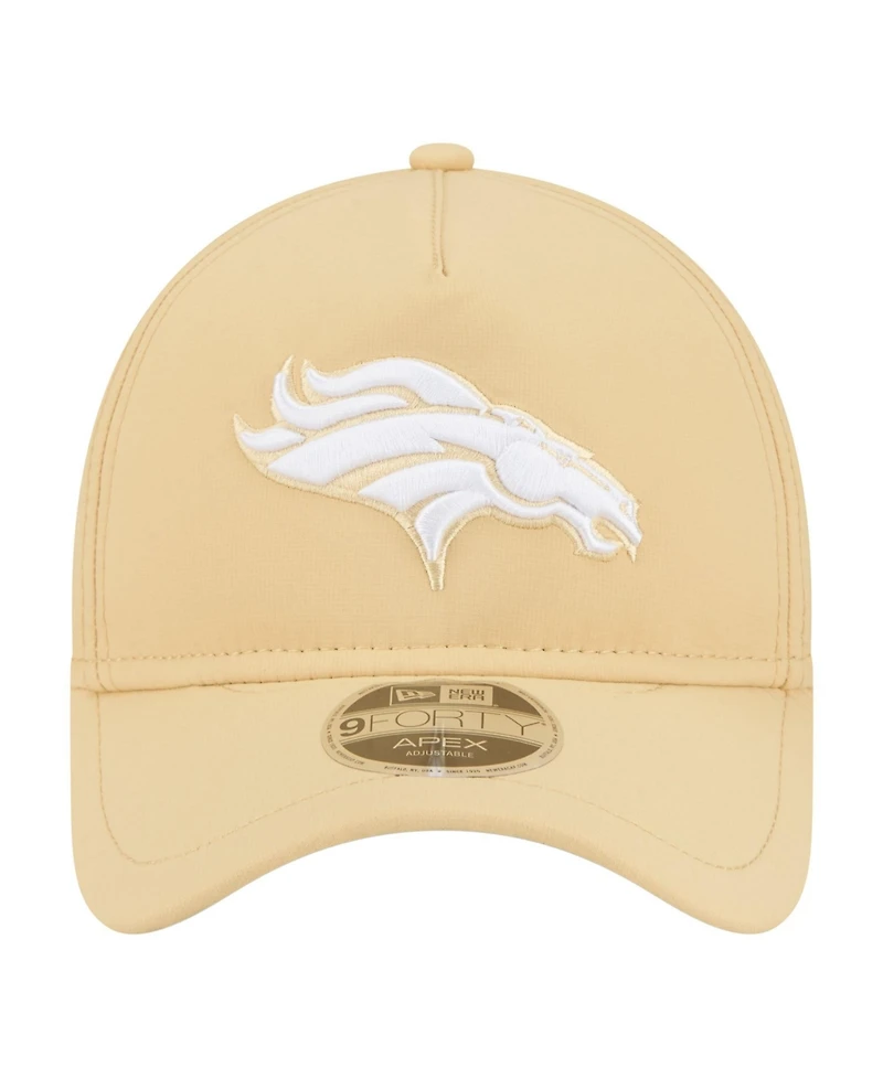 New Era Men's Tan Denver Broncos Apex 9FORTY Adjustable Hat