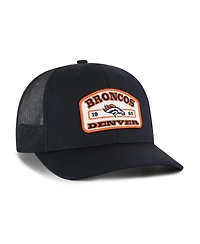 47 Brand Men's Navy Denver Broncos Roadway Adjustable Trucker Hat