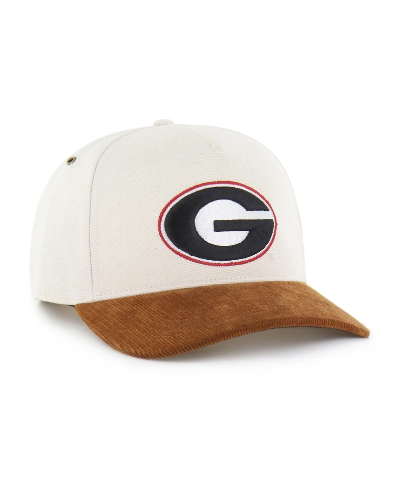 Carhartt x '47 Brand Men's Natural/Brown Georgia Bulldogs Undyed Relaxed Hitch Adjustable Hat